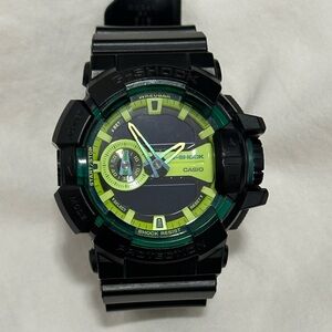 Casio G-Shock Black and Lime Green Watch
